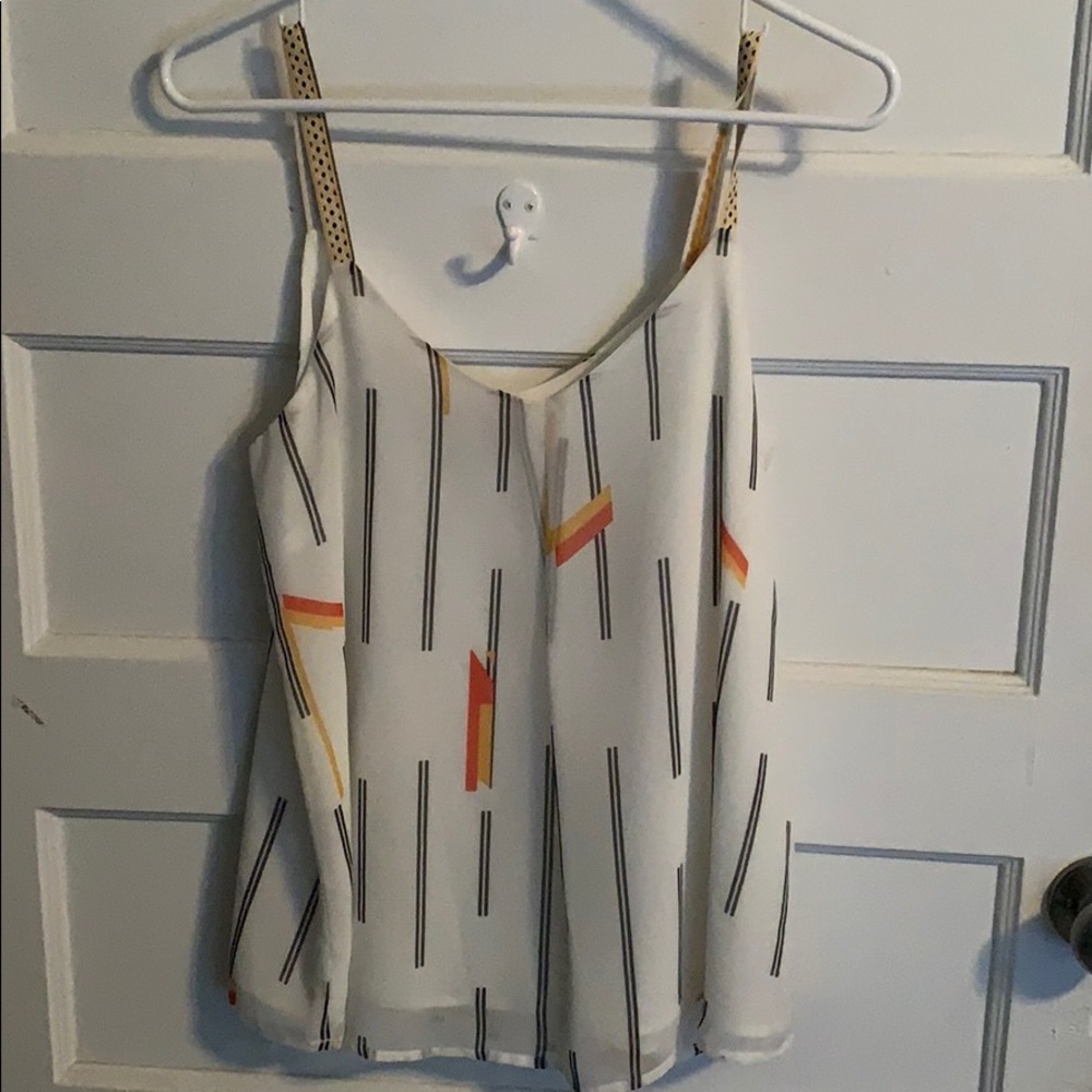 Retro tank with ribbon straps!